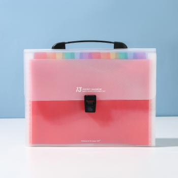 360Home Regenbogen Mehrfach Sortiermappen Tasche
